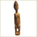 statuette dogon bois rouge