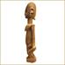 statuette dogon bois rouge